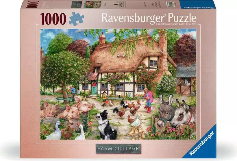 Ravensburger Farm Cottage 1000 piece Jigsaw Puzzle