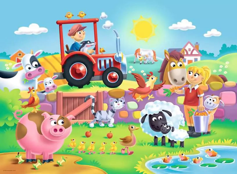 Ravensburger Fun on the Farm My First 16 Piece Floor Jigsaw Puzzle