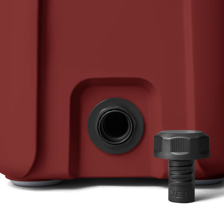 YETI Roadie 15 Cool Box in Stag Red with padded shoulder strap