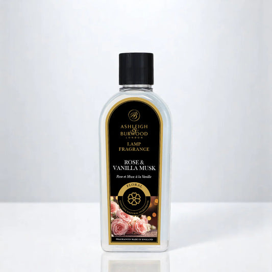Ashleigh & Burwood - 250ml Lamp Fragrance - Rose & Vanilla Musk