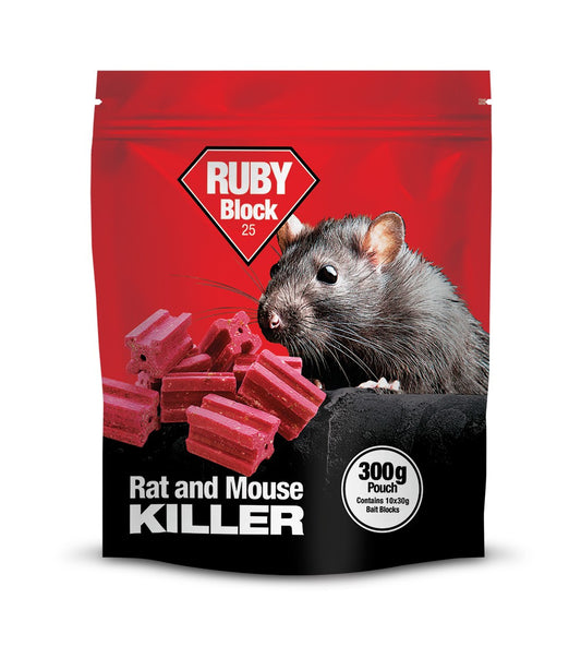 Lodi Ruby Block 25 Rat & Mouse Killer