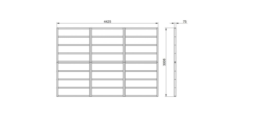 Forest Garden Pressure Treated Shed Base