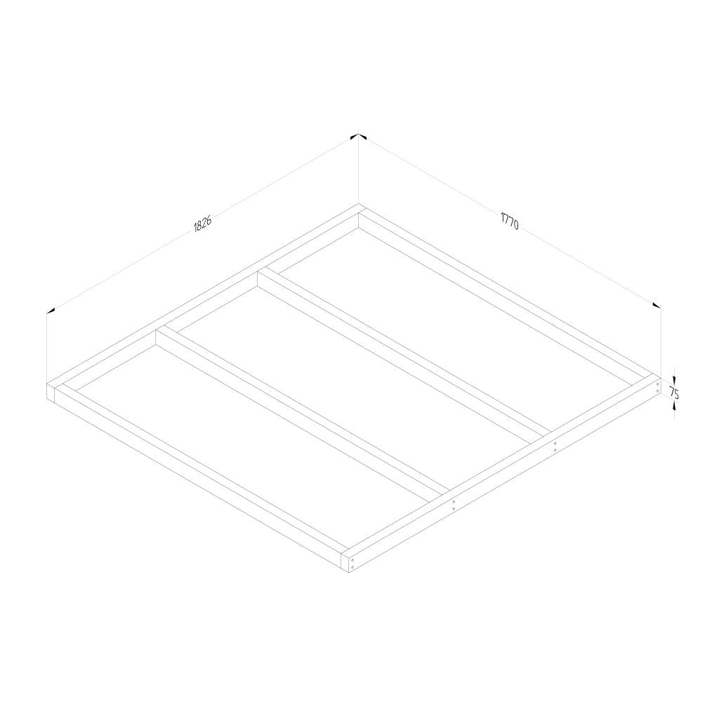 Forest Garden Pressure Treated Shed Base