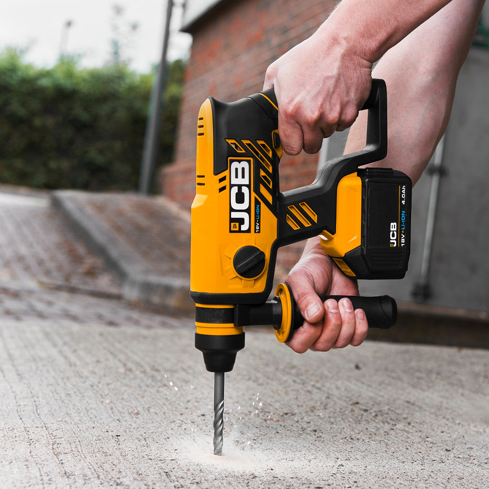 JCB 18V Cordless Brushless Rotary Hammer Drill