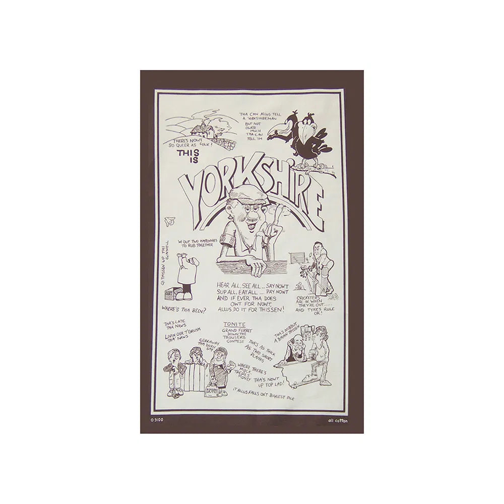 Eddingtons - Yorkshire Dialect Tea Towel