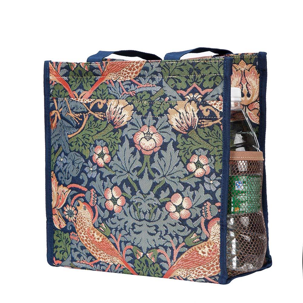 Signare William Morris Strawberry Thief Blue Shopper