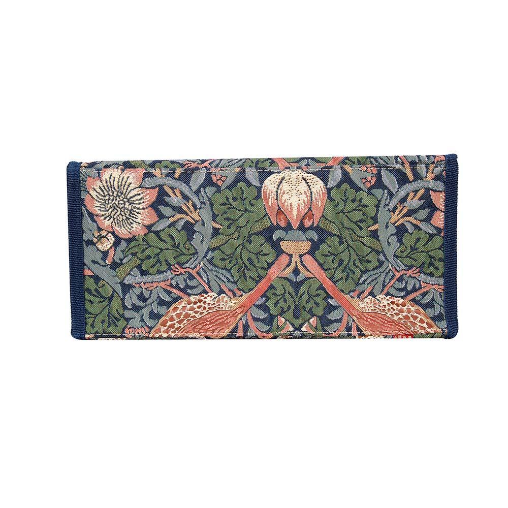 Signare William Morris Strawberry Thief Blue Shopper