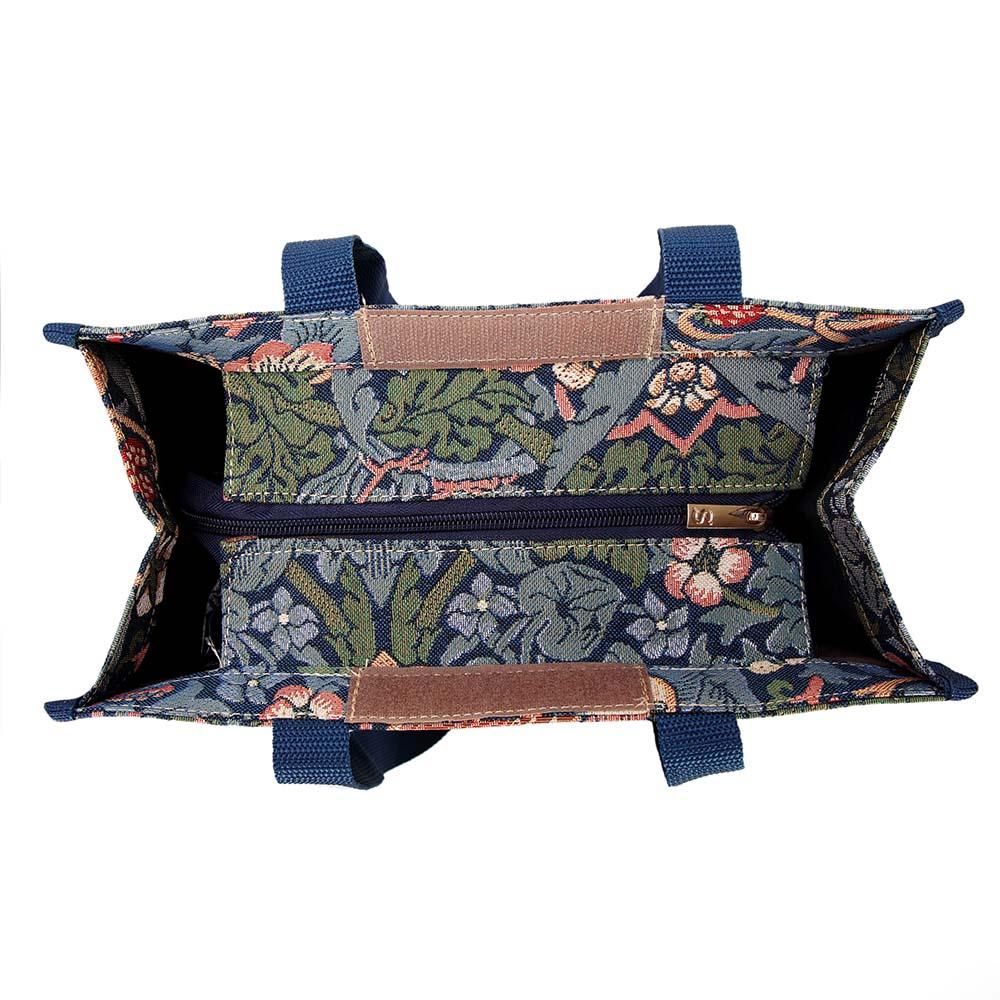 Signare William Morris Strawberry Thief Blue Shopper