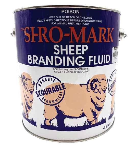 SI-RO-MARK Sheep Branding Fluid