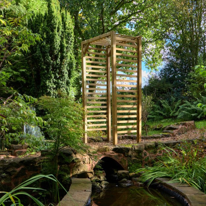 Forest Garden Slatted Arch