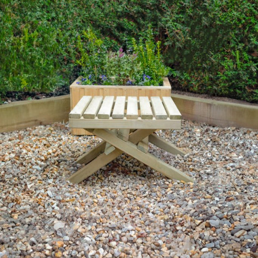 Forest Garden Slatted Table