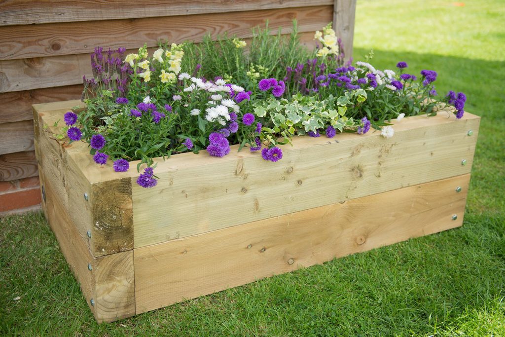 Forest Garden Sleeper Raised Bed