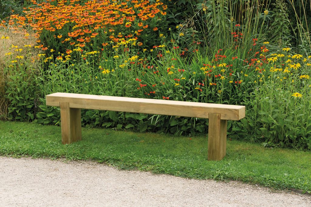 Forest Garden Sleeper Bench