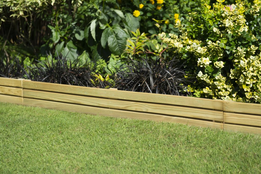 Forest Garden Slatted Edging