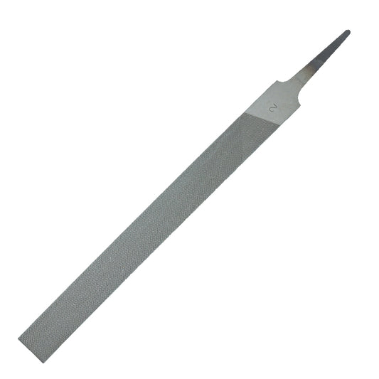 Flat hand bastard cut engineers file shown in various lengths for metalworking and workshop tasks.