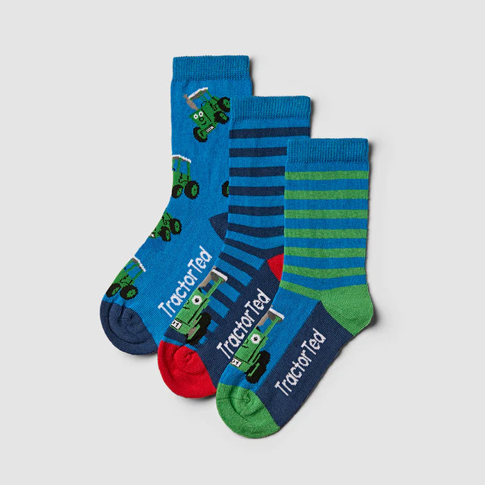 Tractor Ted Socks Size 6-8.5