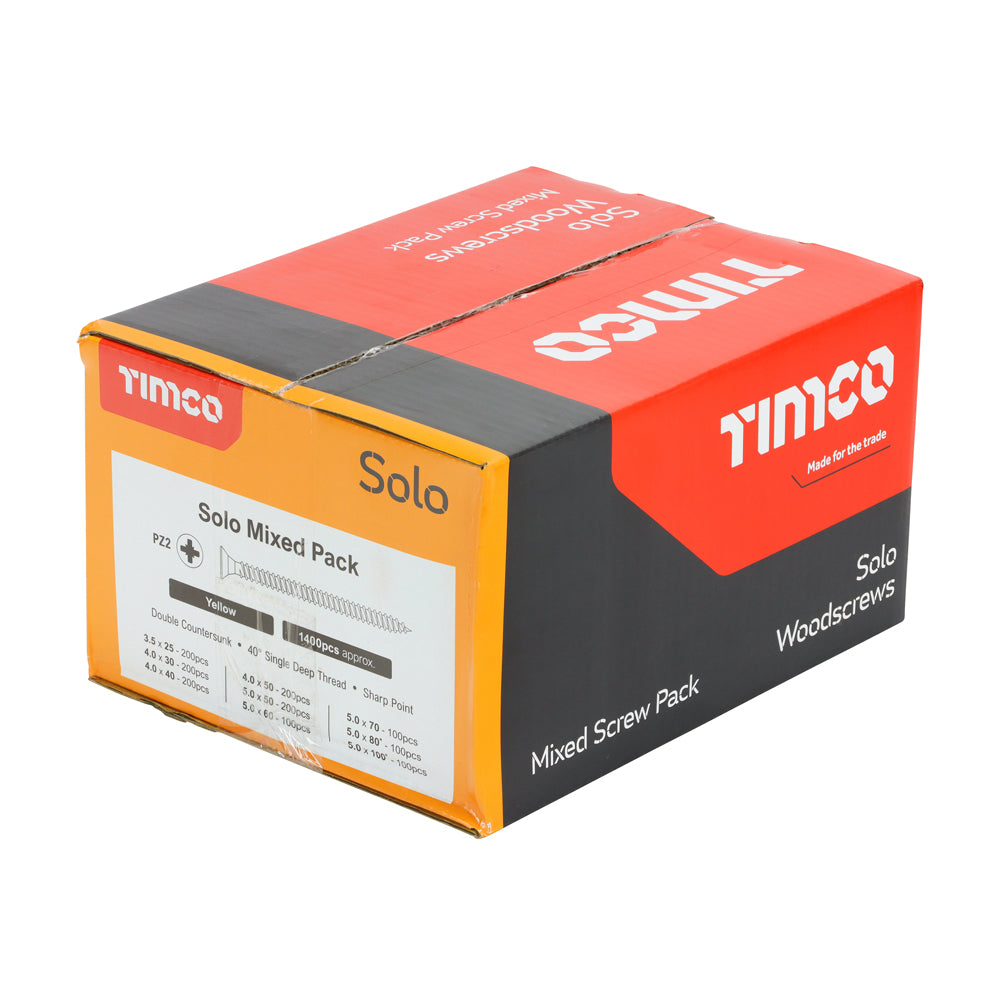Screws SOLO Multipack Mixed Screws (x1400)