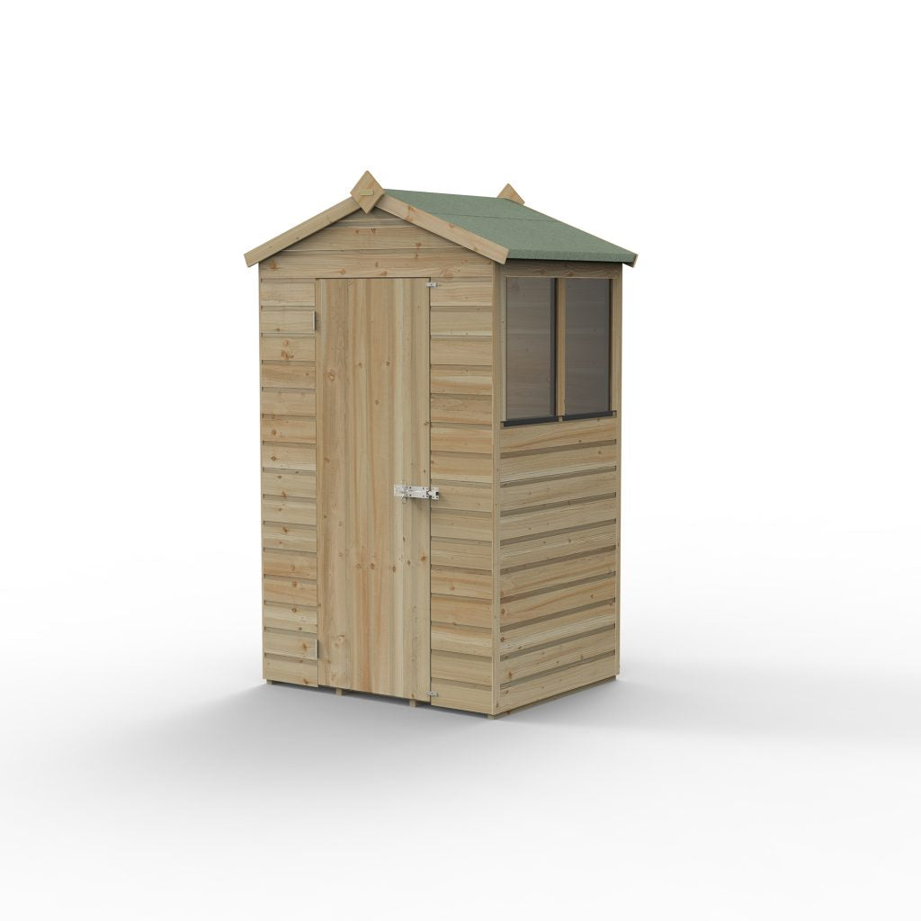 Forest Garden Beckwood 4x3 Apex Shed with 2 Windows