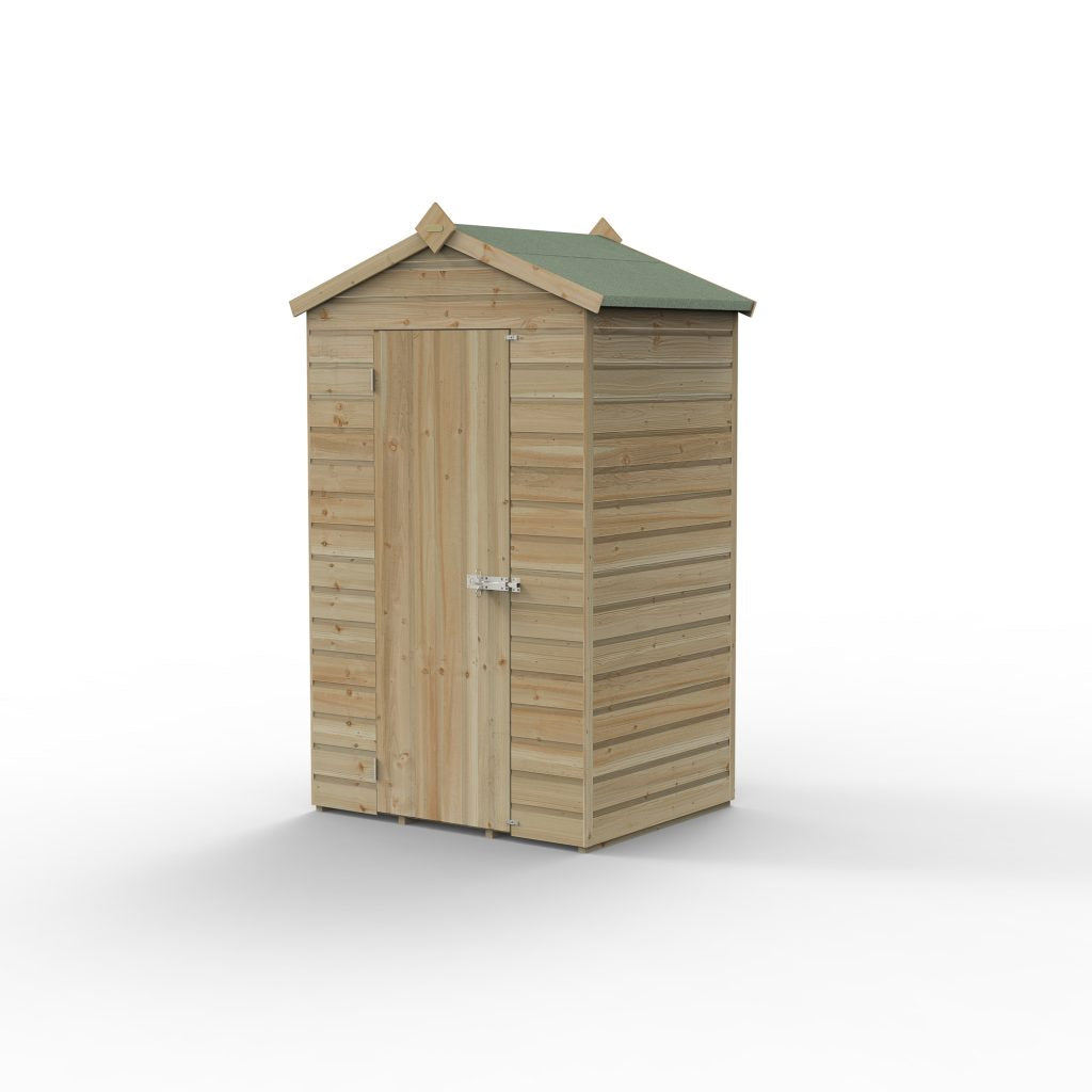 Forest Garden Beckwood 4x3 Apex Shed - No Windows