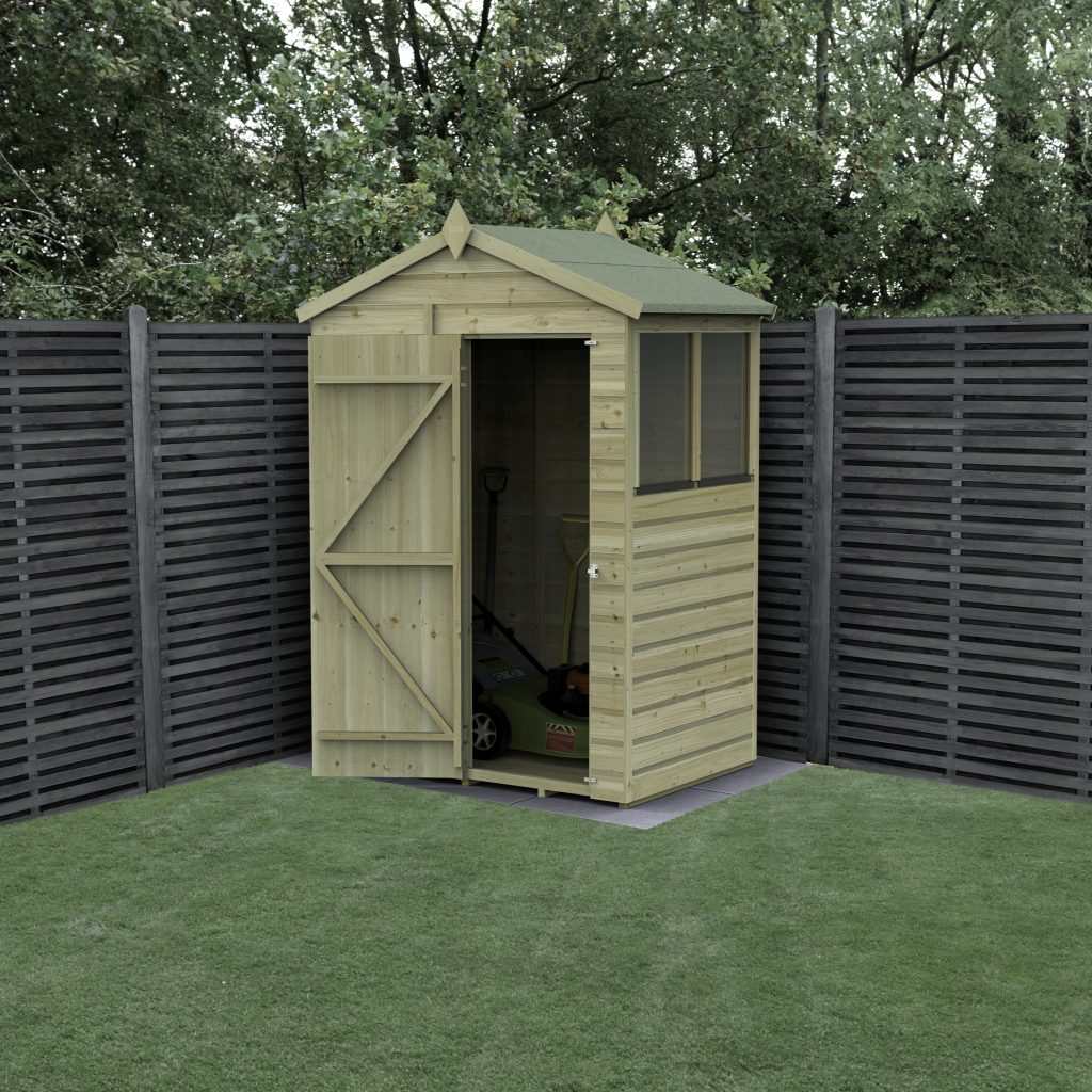 Forest Garden Beckwood 5x3 Apex Shed with 2 Windows