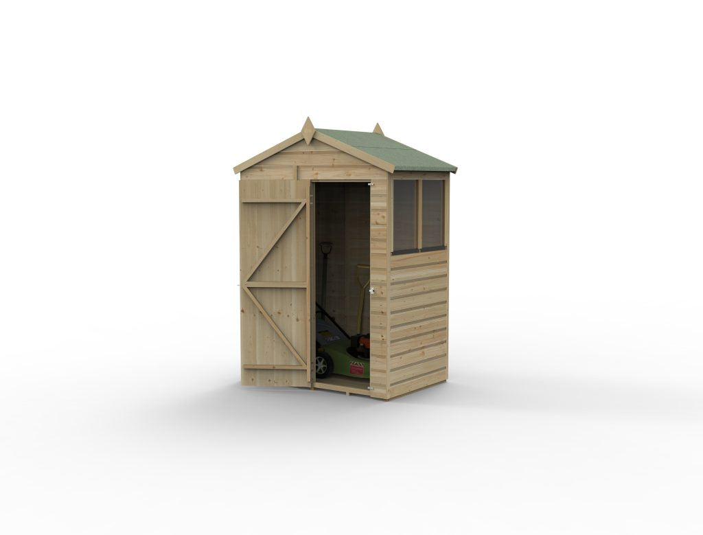Forest Garden Beckwood 5x3 Apex Shed with 2 Windows