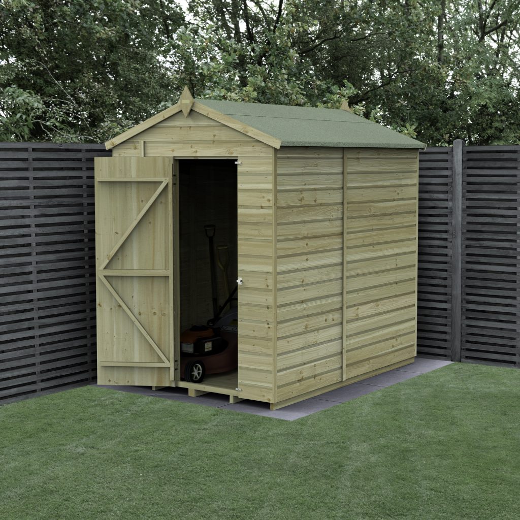 Forest Garden Beckwood 5x7 Apex Shed without Windows