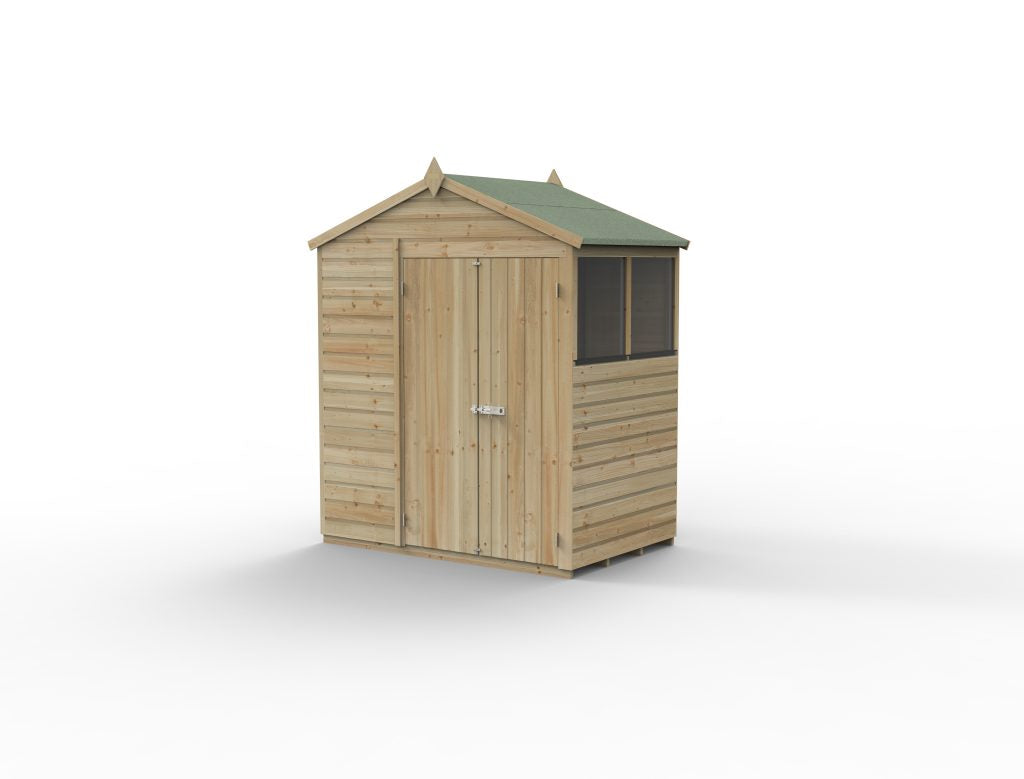 Forest Garden Beckwood 6x4 Apex Shed - 2 Windows