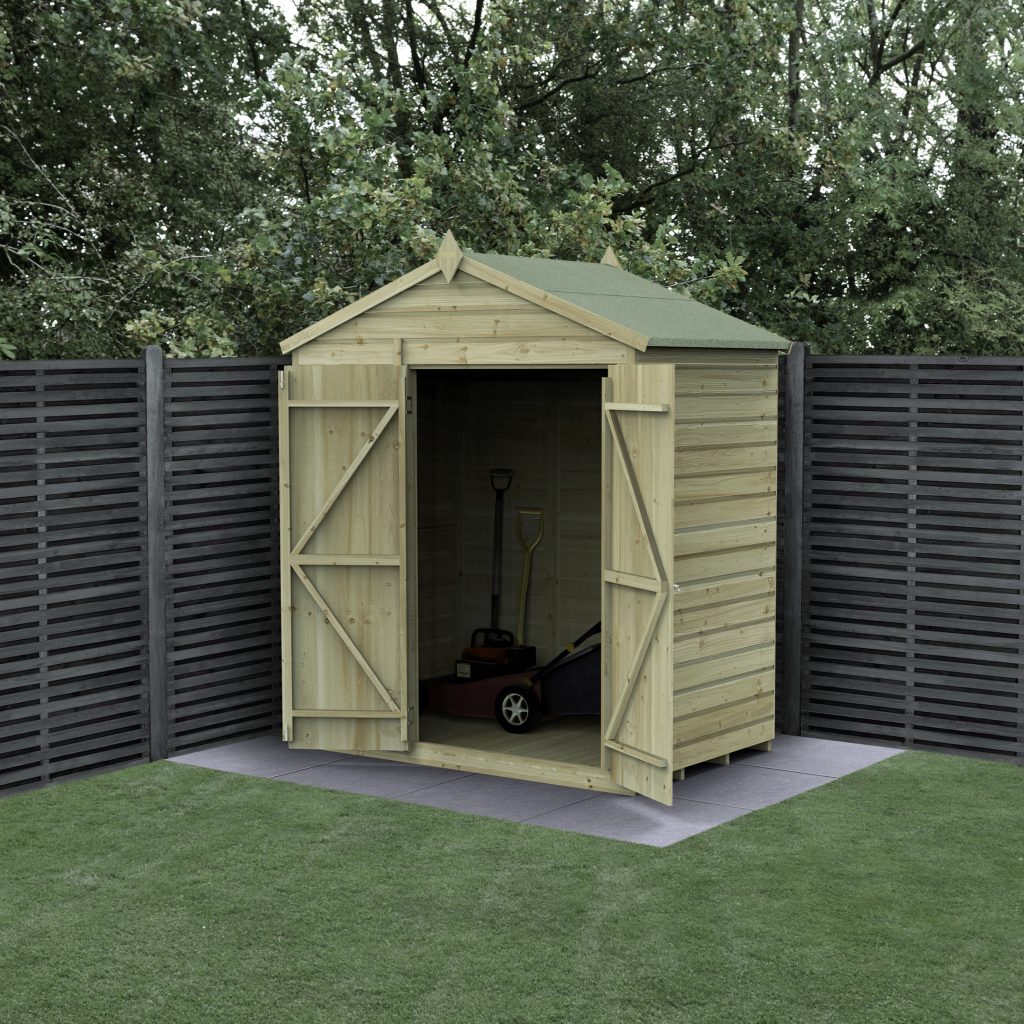 Forest Garden Beckwood 6x4 Apex Shed without Windows