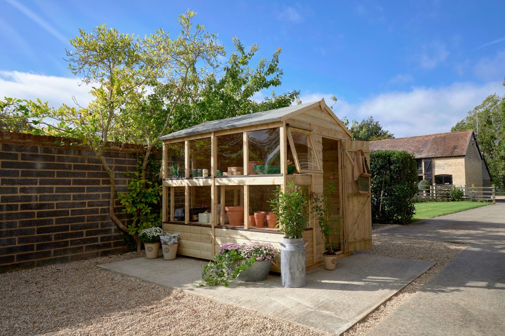 Forest Garden Shiplap Ptr 8x6 Apex Potting Shed