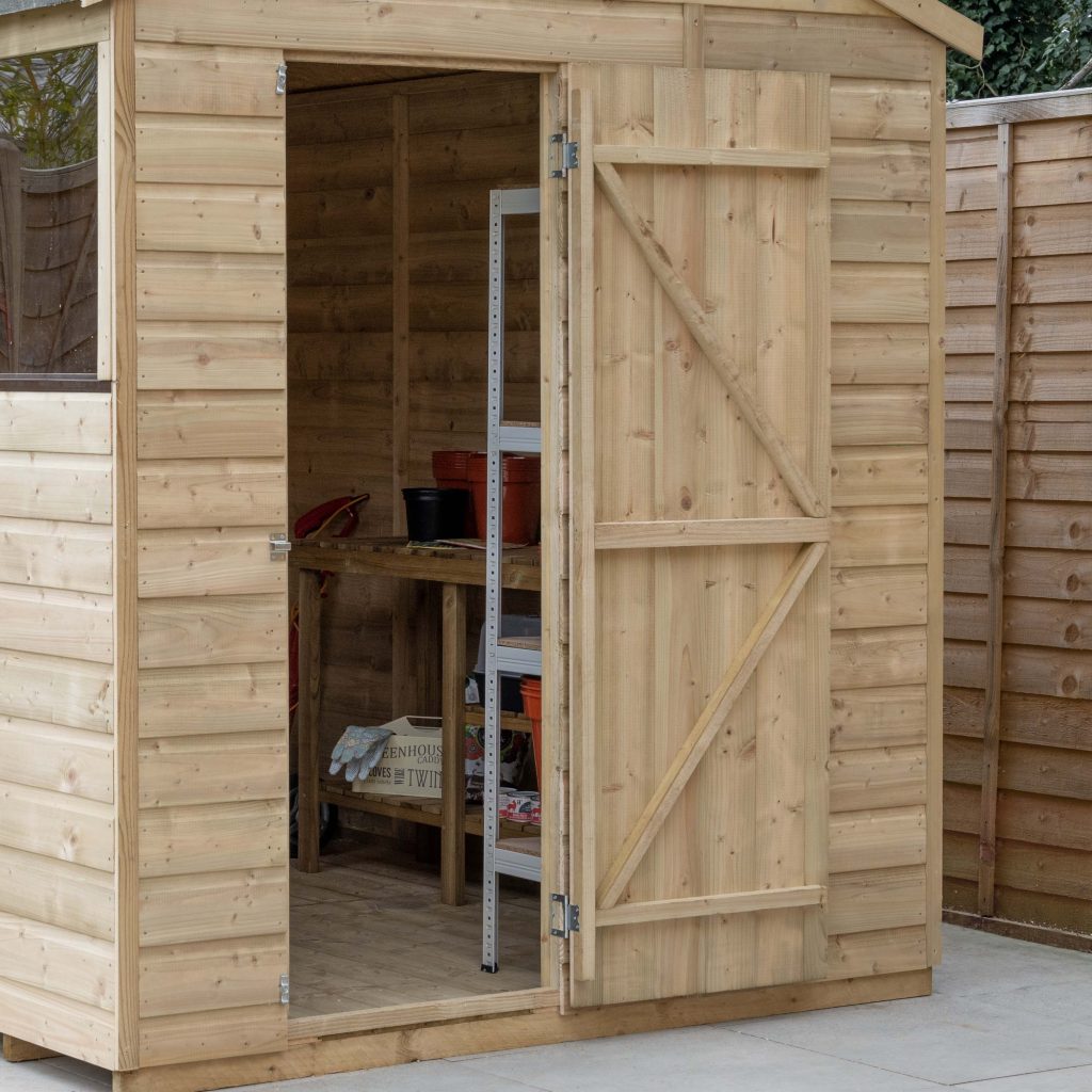 Forest Garden Shiplap Ptr 8x6 Apex Potting Shed