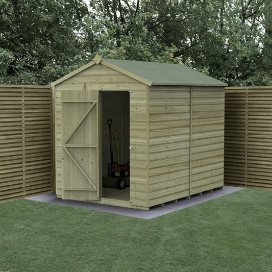 Forest Garden Beckwood 6x8 Apex Shed without Windows