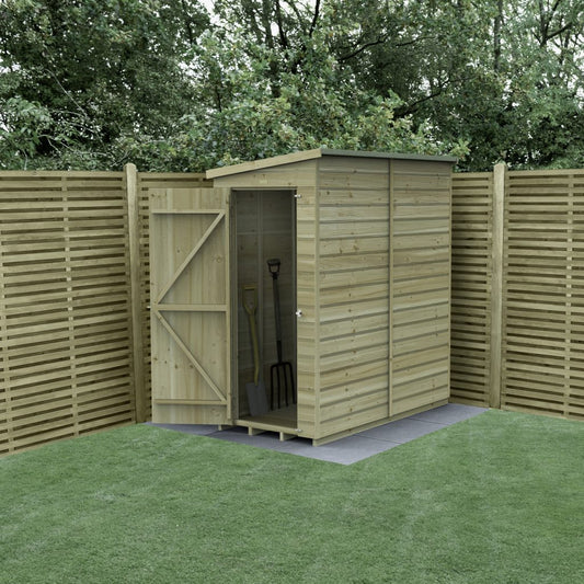 Forest Garden Beckwood 6x3 Pent Shed without Windows