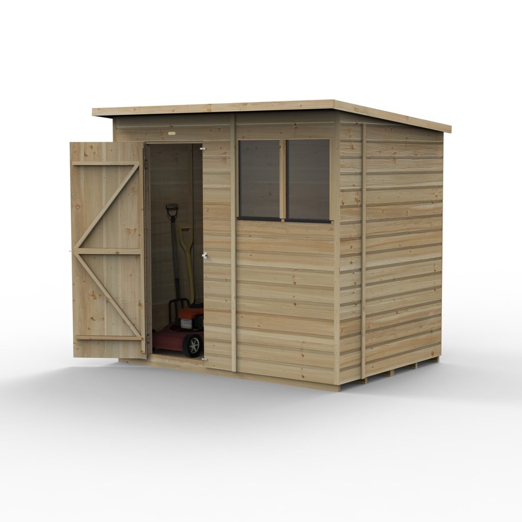 Forest Garden Beckwood 7x5 Pent Shed - 2 Windows