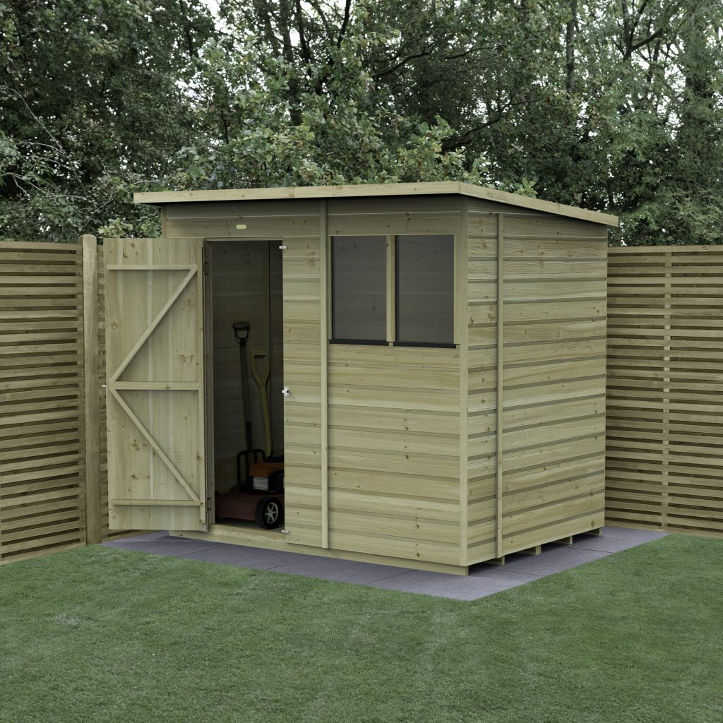 Forest Garden Beckwood 7x5 Pent Shed - 2 Windows