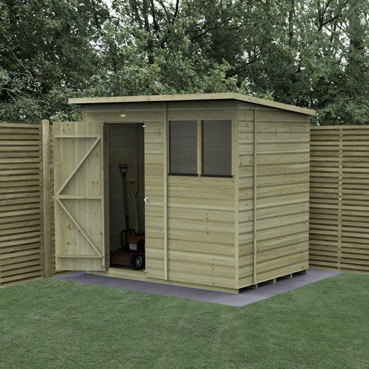 Forest Garden Beckwood 7x5 Pent Shed - 2 Windows