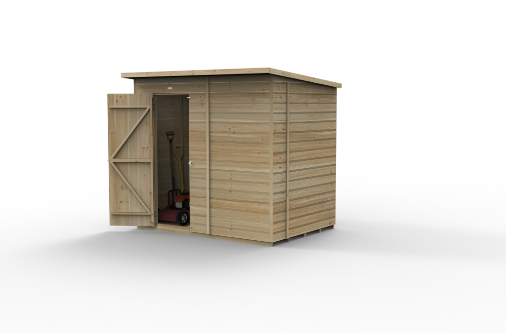 Forest Garden Beckwood 7x5 Pent Shed - No Windows