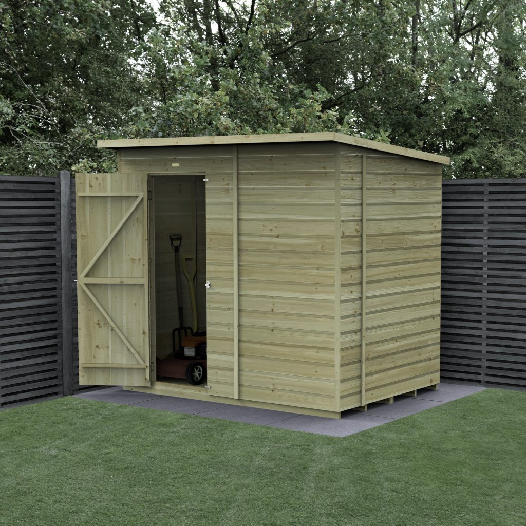 Forest Garden Beckwood 7x5 Pent Shed - No Windows