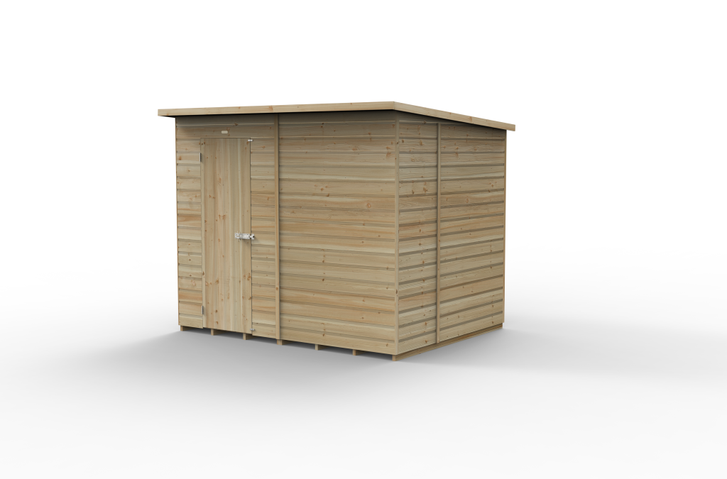 Forest Garden Beckwood 8x6 Pent Shed - No Windows