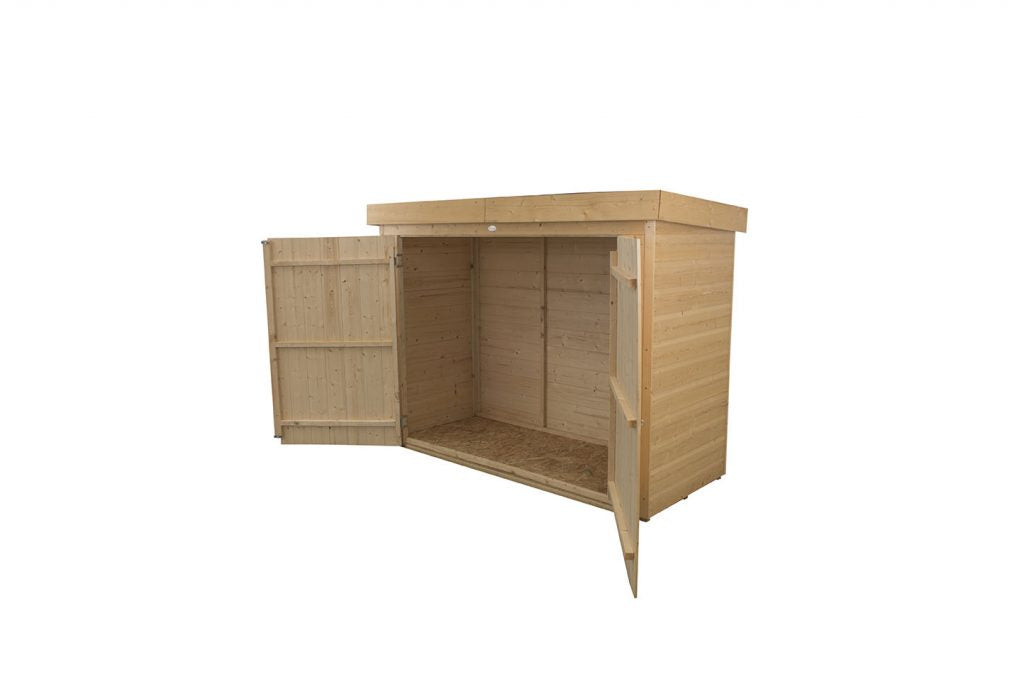 Forest Garden Shiplap Pent Large Outdoor Store - Pressure Treated