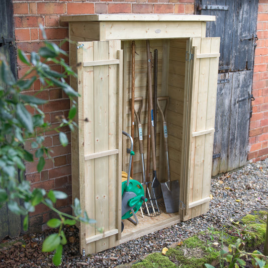 Forest Garden Shiplap Pent Tall Garden Store - Pressure Treated