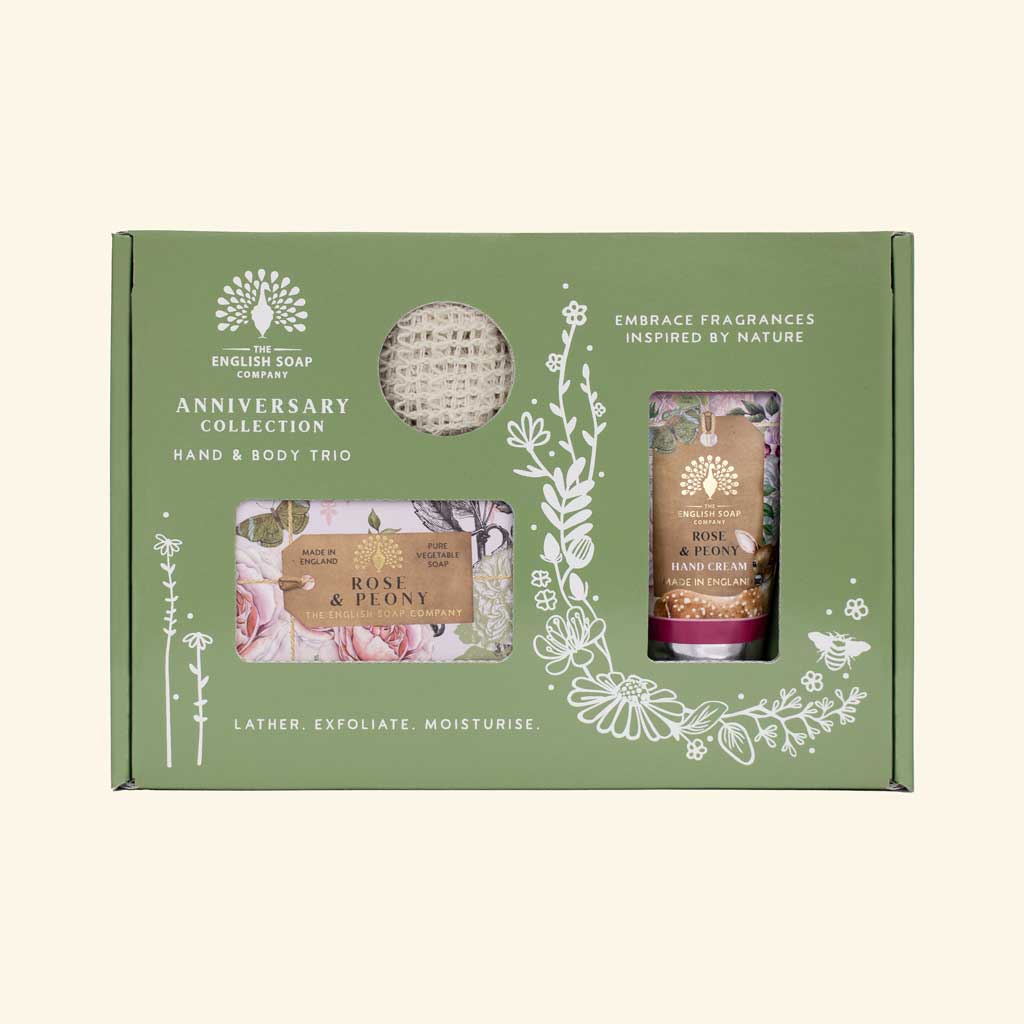 ESC Anniversary Trio Hand & Body Rose & Peony Gift Set