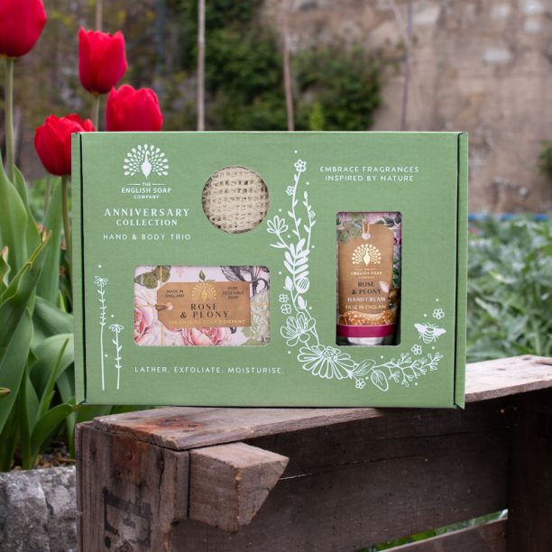 ESC Anniversary Trio Hand & Body Rose & Peony Gift Set