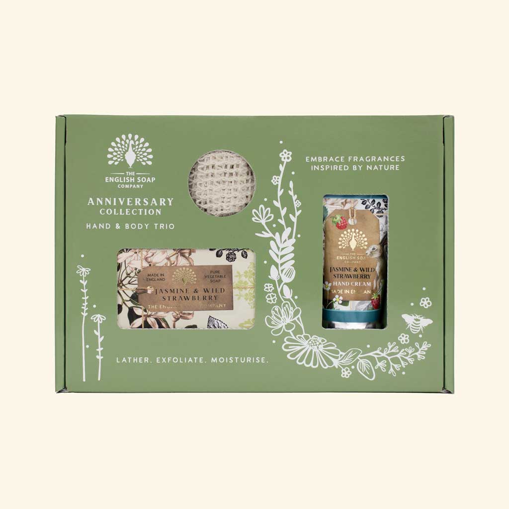 ESC Anniversary Trio Hand & Body Jasmine & Wild Strawberry Gift Set