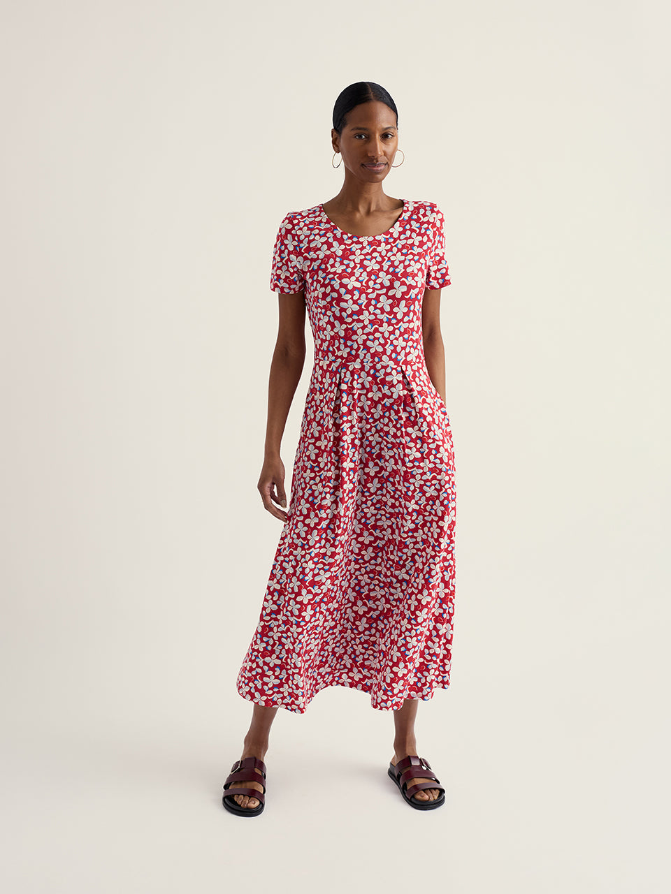 Seasalt Veronica Short-Sleeve Midi Dress