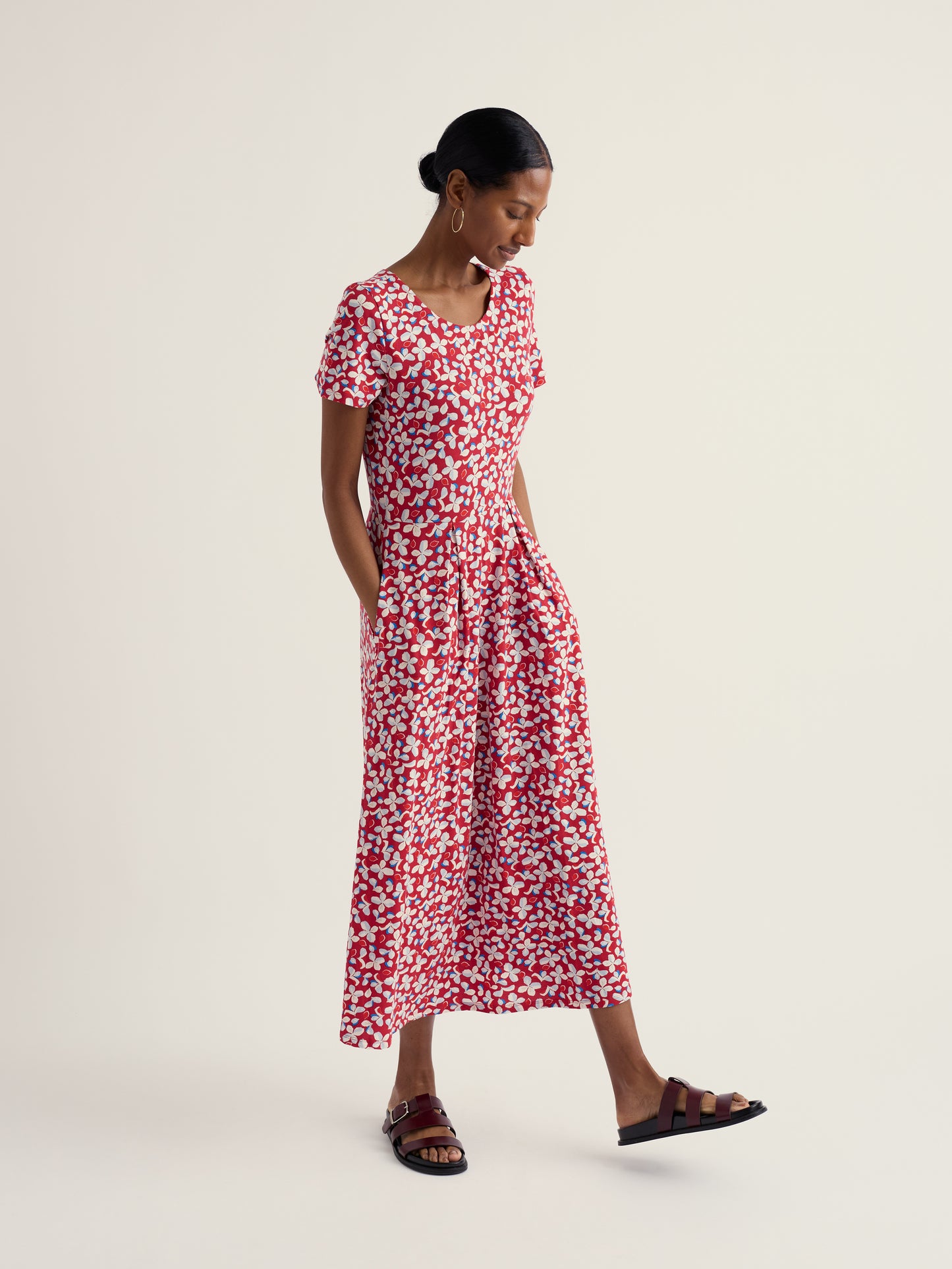 Seasalt Veronica Short-Sleeve Midi Dress
