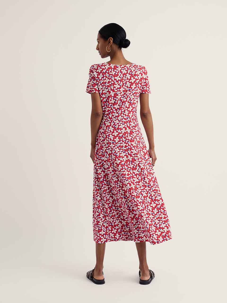 Seasalt Veronica Short-Sleeve Midi Dress