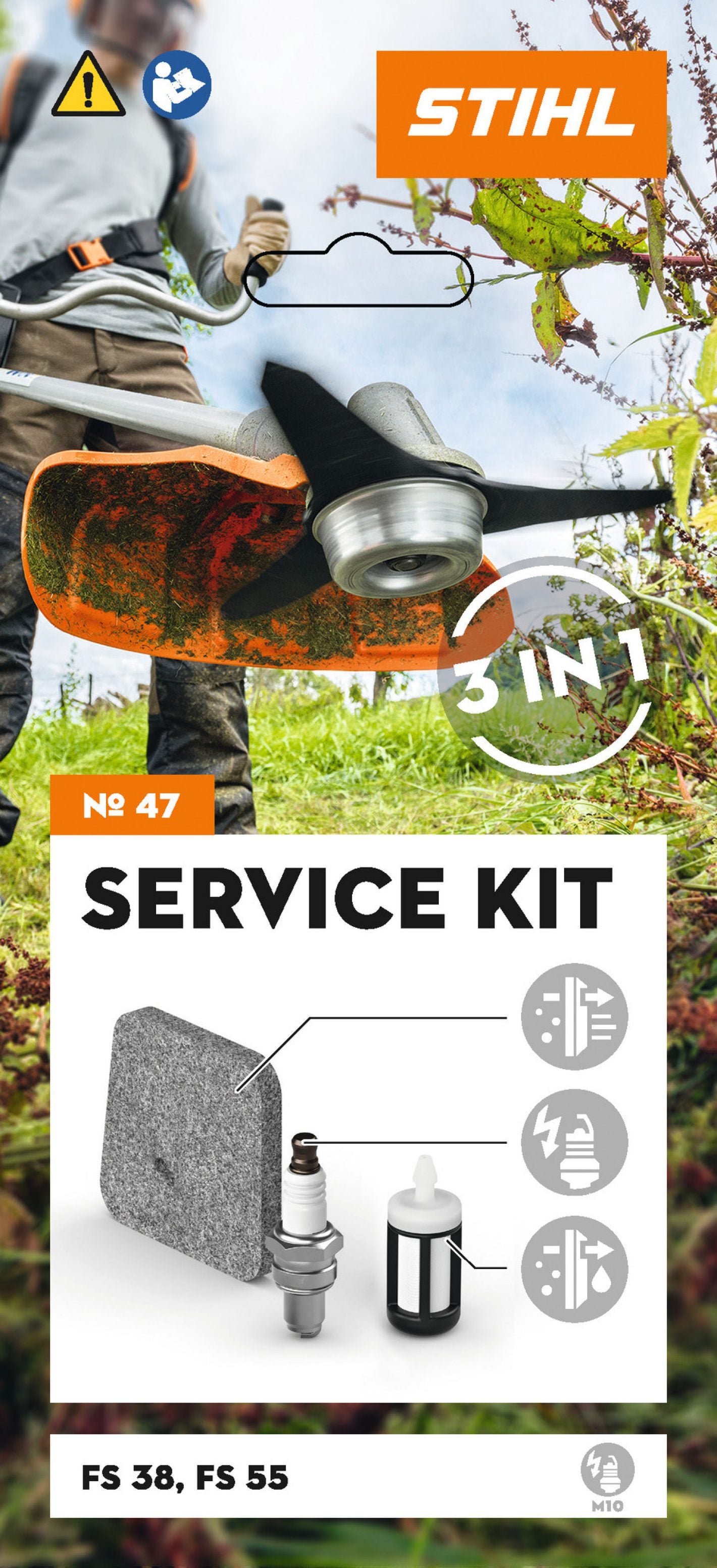STIHL Service Kit 47 - Suitable for FS 38 & FS 55