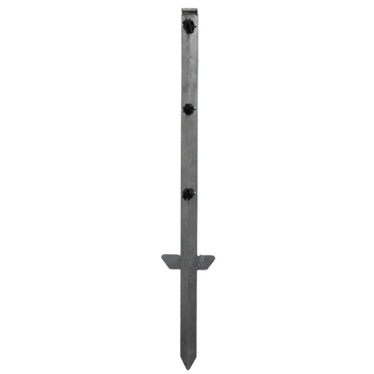 Rappa three-line anchor post washer type galvanised electric fence corner post