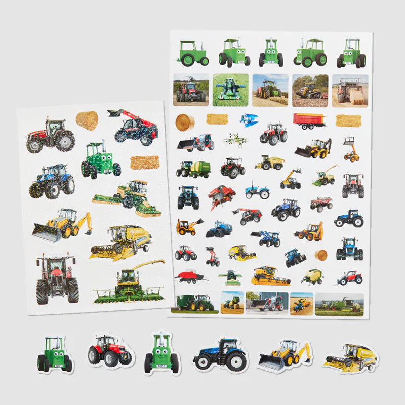 Tractor Ted Farm Machines Sticker Pack
