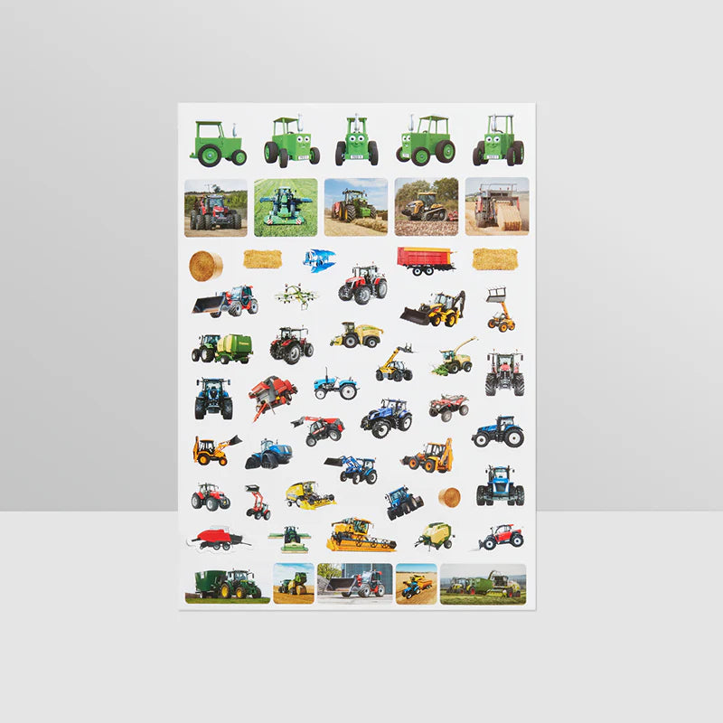 Tractor Ted Farm Machines Sticker Pack